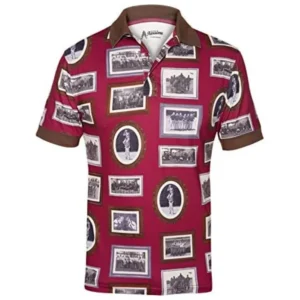 Royal & Awesome Funny Golf Shirts for Men, Hawaiian Golf Shirts for Men, Crazy Golf Shirts for Men, Funny Golf Polo